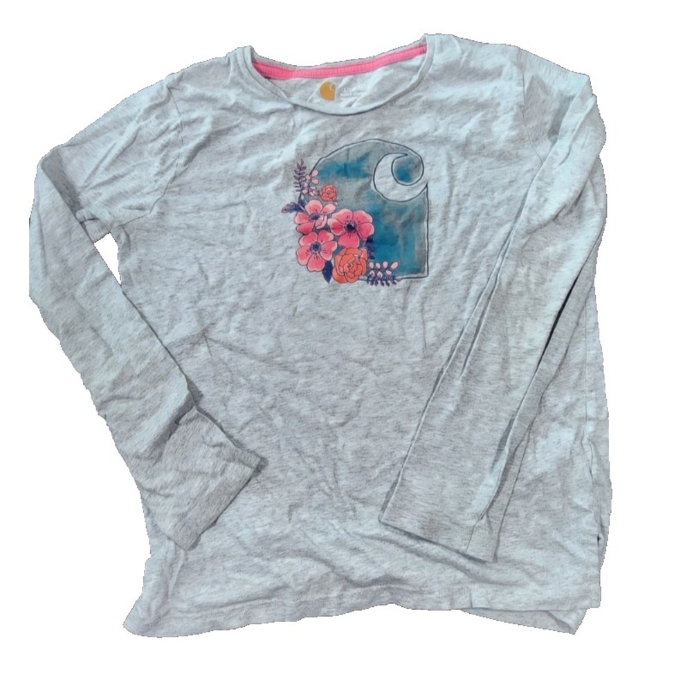 Carhartt Long‎ Sleeve Floral Shirt Size XL